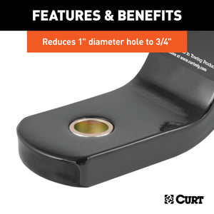 Curt Reducer Bushing (From 1in to 3/4in Shank)