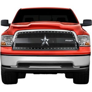 RBP RX-3 Series Studded Frame 1pc. Grille 16-17 GMC Sierra 1500 (Except All-Terrain Edition) - Black