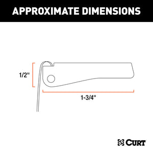 Curt Replacement Clevis Hook Safety Latch for 81950 or 81960