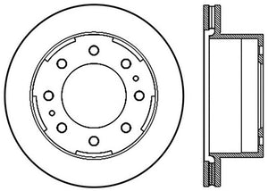 StopTech Sport Drilled & Slotted Rotor - Front Right