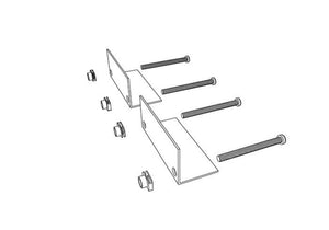 BAK BAKBox2 Clamping Brackets (AB) Qty 2 (w/ U-Nuts & Screws)