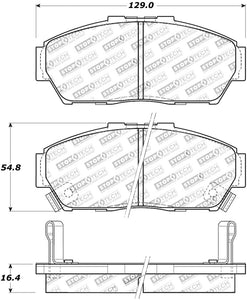 StopTech Street Touring 93-95 Honda Civic Coupe Front Brake Pads