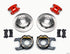 Wilwood D154 P/S Park Brake Kit Red Chevy C-10 2.42 Offset 5-lug