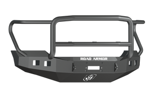 Road Armor 11-16 Ford F-250 Stealth Front Winch Bumper w/Lonestar Guard - Tex Blk