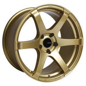 Enkei T6S 18x8 45mm Offset 5x100 Bolt Pattern 72.6 Bore Gold Wheel