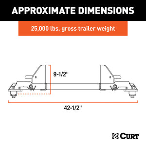 Curt OEM Puck System 5th Wheel Legs for Ram