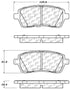 StopTech Performance 11-13 Ford Fiesta Front Brake Pads