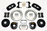 Wilwood AERO4 Rear P-Brake Kit 14.00in Chevy 12 Bolt w/ C-Clips