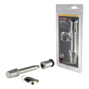 Curt 5/8in Hitch Lock (2in Receiver Barbell Stainless)