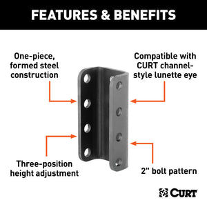 Curt Lunette Eye Channel (3-1/2in I.D. 7-1/2in High)