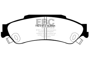 EBC 98-05 Chevrolet Blazer 4.3 2WD Ultimax2 Rear Brake Pads