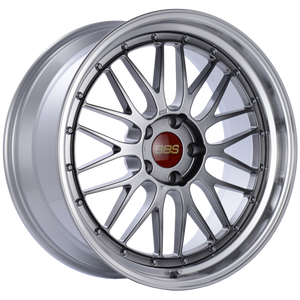 BBS LM 20x9 5x120 ET15 Diamond Black Center Diamond Cut Lip Wheel -82mm PFS/Clip Required