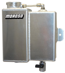 Moroso Universal Coolant Expansion & Recovery Tank - Billet Filler Neck - 1.25qt