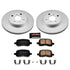 Power Stop 98-02 Chevrolet Prizm Front Z17 Evolution Geomet Coated Brake Kit