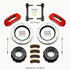 Wilwood TX6R Rear Kit 15.50in Red 2011-2015 GM Truck/SUV 2500
