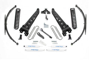 Fabtech 08-16 Ford F250/350 4WD 8in Rad Arm Sys w/Coils & Rr Lf Sprngs & Perf Shks