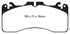 EBC 09+ Lexus LS460 4.6 Sport Greenstuff Front Brake Pads