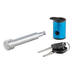 Curt 5/8in Hitch Lock (2in Receiver Right-Angle Stainless)