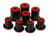 Prothane 91-96 GM Front Control Arm Bushings - Red