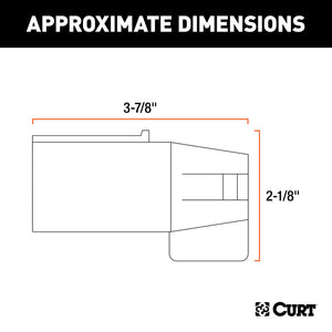 Curt Electrical Adapter (7-Way RV Blade Vehicle to 5-Way Flat Trailer Packaged)