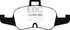 EBC 2016+ Audi TTS Quattro 2.0L Turbo Redstuff Front Brake Pads