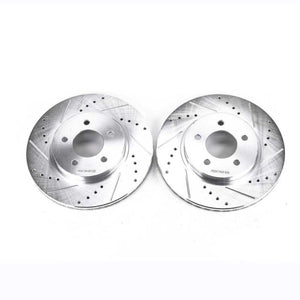 Power Stop 05-12 Ford Escape Front Evolution Drilled & Slotted Rotors - Pair