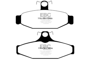 EBC 85-88 Chevrolet Camaro (3rd Gen) 2.8 (Performance Package) Greenstuff Rear Brake Pads