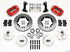 Wilwood Dynapro Dust-Boot Front Kit 11.00in Drilled Red 67-69 Camaro 64-72 Nova Chevelle