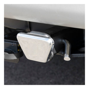 Curt 1-1/4in Chrome Steel Hitch Tube Cover (Packaged)