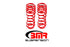 BMR 05-14 S197 Mustang GT/GT500 Rear Handling Version Lowering Springs - Red