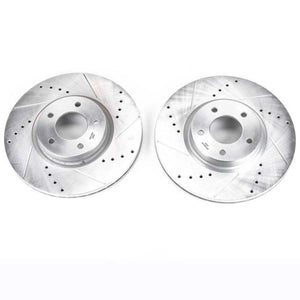 Power Stop 07-13 Mazda 3 Front Evolution Drilled & Slotted Rotors - Pair