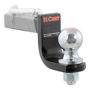 Curt Towing Starter Kit w/2in Ball (1-1/4in Shank 3500lbs 3-1/4in Drop)