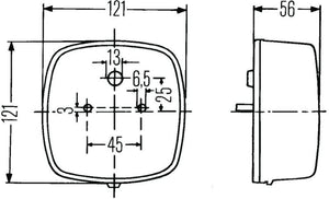 Hella 2578 Stop / Turn / Tail / License Plate Lamp