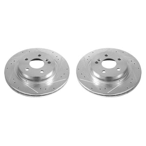 Power Stop 12-16 Mercedes-Benz C250 Rear Evolution Drilled & Slotted Rotors - Pair