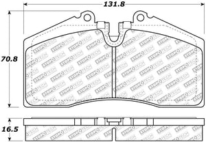 StopTech 86-98 Porsche 911/928/944/968 Street Select Brake Pads