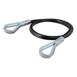 Curt Tow Bar Replacement Safety Cables 36in x 1/4in Diameter (3500lbs)