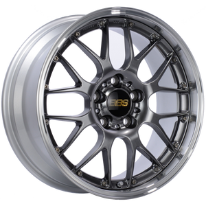 BBS RS-GT 18x9.5 5x130 ET48 CB71.6 Diamond Black Center Diamond Cut Lip Wheel
