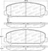 StopTech Sport Brake Pads w/Shims and Hardware - Rear