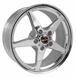 Race Star 92 Drag Star 18x8.50 5x4.75bc 5.44bs Direct Drill Polished Wheel