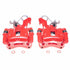 Power Stop 96-01 Audi A4 Quattro Rear Red Calipers - Pair
