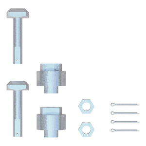 Curt 16021 and 16022 SM T Bolt Hardware