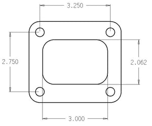 Cometic Turbo FLG T4 Garrett Exh Inlet .010in Exhaust Gasket