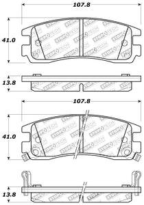 StopTech Sport Brake Pads w/Shims and Hardware - Front