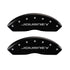 MGP 4 Caliper Covers Engraved Front & Rear With out stripes/Journey Black finish silver ch