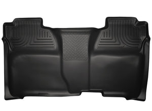 Husky Liners 14 Chevrolet Silverado 1500/GMC Sierra 1500 WeatherBeater Black 2nd Seat Floor Liners