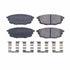 Power Stop 01-03 Mazda Protege Rear Z17 Evolution Ceramic Brake Pads w/Hardware