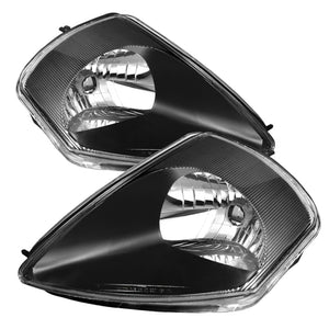 Xtune Mitsubishi Eclipse 00-05 Crystal Headlights Black HD-JH-ME00-BK