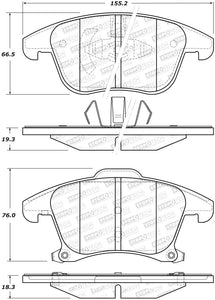 StopTech Street Brake Pads - Front