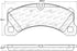 StopTech 2015+ Porsche Macan / 2017+ Porsche Panamera Street Performance Front Brake Pads