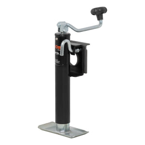 Curt Bracket-Mount Swivel Jack w/Top Handle (2000lbs 10in Travel)